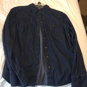 Blue jean button down